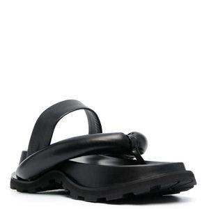 Jil Sander Chunky Black Flatform Sandals IT 39 with orig box and bag SS22